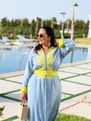Hanane Ibrahimi Instagram - شكرا لكل جميل بقي جميلا معنا حتى النهاية❤️
@bijouterie_rayane @maison_ducaftan1
#instaphoto #instamood #casablanca #morocco #momofgirls #actress #art #fun #party #caftan #moroccancaftan #beauty #glam #smile #live #love ❤️