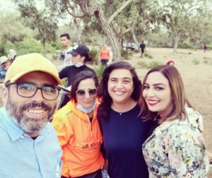 Hanane Ibrahimi Instagram - هذا المساء على الاولى، الفيلم التلفزي نزهة عائلية @azizhattabofficiel @meriemmakeup_art @barrada_sara @hakimkebabi
