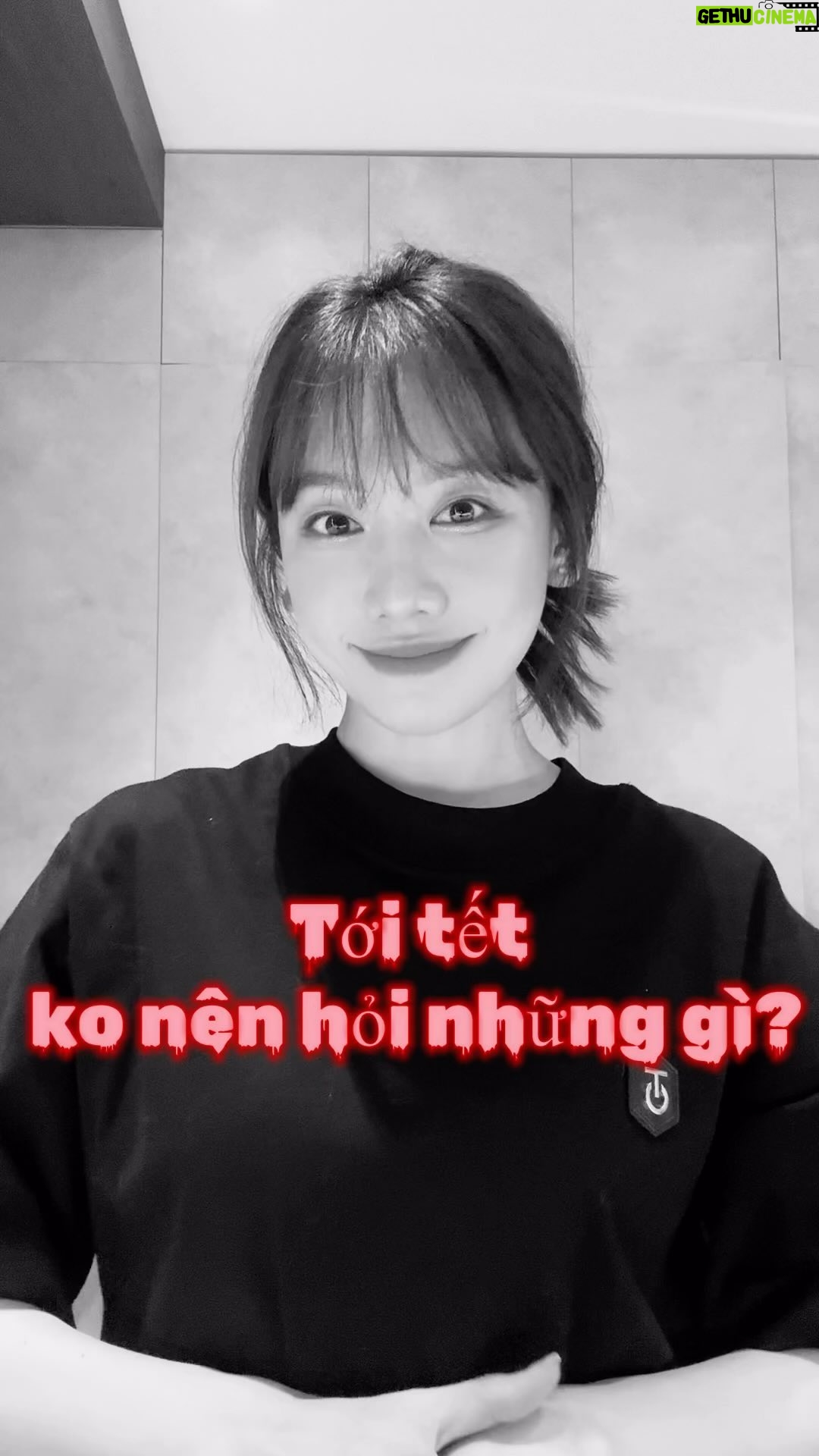 Hari Won - 12.5K Likes - Những câu hỏi chúng mình phải đối diện 
vào ngày tết từ nhỏ tới lớn

😂

#hariwon