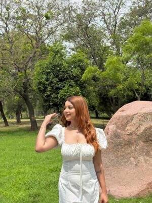 Harshita Singh Gaharwar Instagram - Harshita in her wonderland🌻🤍🐇