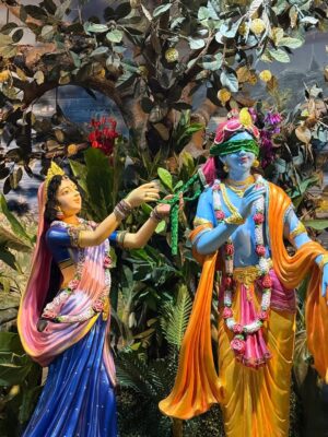 Harshita Singh Gaharwar Instagram - Vrindavan💗🦚🪷