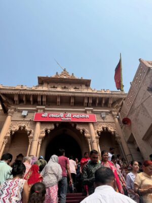 Harshita Singh Gaharwar Instagram - Vrindavan💗🦚🪷