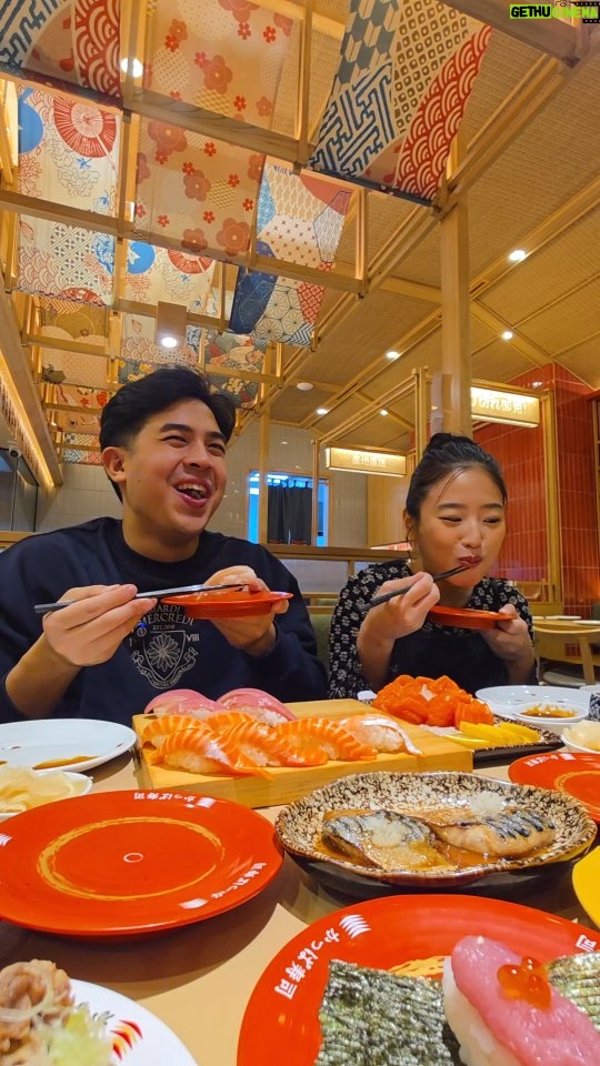 Haruka Nakagawa - 198.5K Likes - Kalap makan ayce sushi😵‍💫 wkwkwk tapi sushi emang seenak ituu sih!! Yang gak suka sushi rugi sih🫵🏻