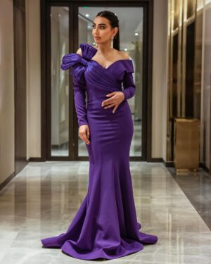 Heba Al-Hussein Instagram - Making a statement in purple at the Cannes Film Festival 💜✨
Image and style director : @eliomoussallem
Wearing : @nourfathallah
Management : @mbctalent
#SaudiCinema #Cannes2024 #mbctalent