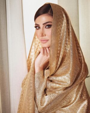 Heba Nour Instagram - 🌙💫 
Makeup : @hildadaagher ✨
Abaya : @zeina.tawk .✨
Jewellery : @paolamerhej .✨
Hair : @fadiaelmendelek @tonykazzazz .✨
Photographer: @georgess_saliba ✨