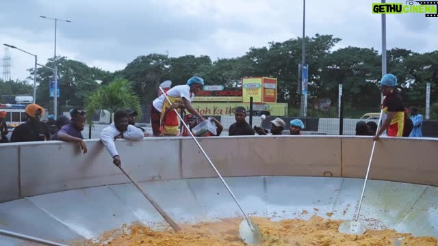 Hilda Baci - 143.4K Likes - Every historic achievement starts with preparation, and last week Friday, we took a major step toward history.
Carried out the first dry run for the largest pot of Nigerian Jollof rice ever, and it was such a learning experience. From testing the massive 22,600 Ltrs  custom-made pot to fine-tuning our cooking process, every detail is coming together.

We’ve faced challenges, yes, but each one only makes us more ready for the big day.come with us on this journey because this isn’t just about Jollof, it’s about making history together. ❤️
#hildabaci #ginoworldjolloffestwithhildabaci