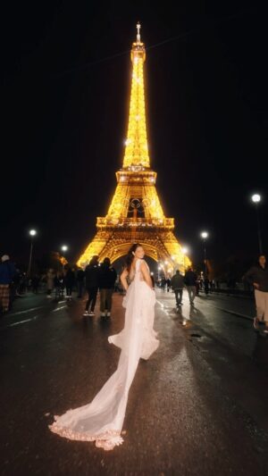 Himadri Instagram - “Standing here in front of the Eiffel Tower, wearing my own creation in Paris, feels surreal. Behind this moment are years of sleepless nights, countless sacrifices, and endless self-doubt. From dreaming about fashion in a small room to wearing my custom design in one of the biggest fashion cities in the world, the journey has been anything but easy. Every challenge, every failure has only made me stronger, and today, I wear this outfit not just as a creator, but as a testament to the power of persistence and passion. 💫
#DreamBig #DRIbyHimadri #parisfrance
Wearing : @dribyhimadri custom outfit
Shot by: @adityabhansali_
Hair by: @varvarad