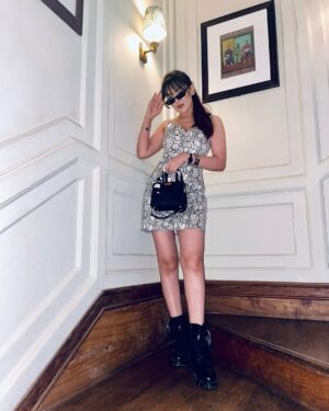 Himani Sharma Instagram - In the frame, but out of reach.. 🖤 🖤
..
..
..
..
..
#himanisharma #animalprint #zara