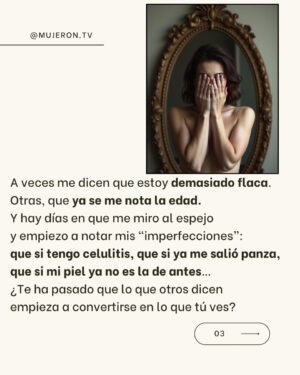 Ingrid Coronado Instagram - 🎠 La paradoja de nunca ser suficiente
Demasiado flaca.
Demasiado normal.
Demasiado joven. Muy vieja. Muy natural. Muy producida.
¿Cómo se gana un juego donde el objetivo es que pierdas?
Esta semana volvieron a criticar a Jennifer Love Hewitt por su cuerpo.
Hace años era porque tenía “de más”. Hoy, porque tiene “de menos”.
Antes la hipersexualizaban. Hoy la desprecian por envejecer.
Y yo me pregunto:
¿cuándo se nos permitirá simplemente SER?
💬 A veces me pasa…
me miro al espejo y veo lo que otros dijeron.
Celulitis. Piel que cambia. Inseguridad aprendida.
¿Te ha pasado?
Este no es un post sobre celebridades.
Es sobre ti. Sobre todas.
Sobre lo cansado que es intentar encajar en un molde que no existe.
🌹 Tu poder no está en encajar. Está en quien eres cuando ya no lo intentas.
💌 Si tú también estás harta de sentir que nunca eres suficiente…
Escríbeme MUJERÓN y te mando la liga de mi libro.
Que no te vuelvan a definir desde fuera.
#SoyMujerÓN #BastaDeEstándares #BellezaSinFiltro #DespiertaTuPoder #MujerReal #JenniferLoveHewitt #CuerpoConHistoria 💪💫