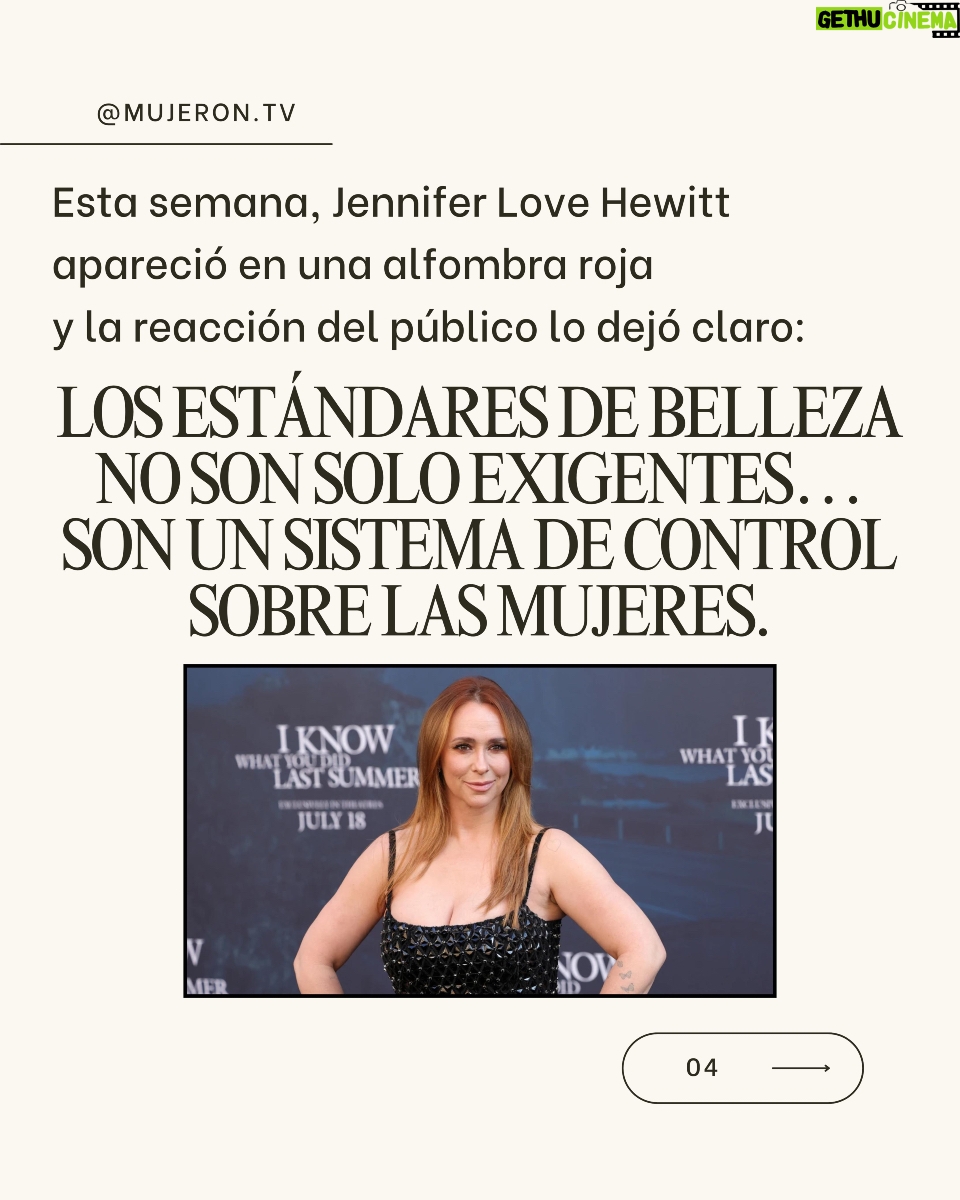 Ingrid Coronado - 2.2K Likes - 🎠 La paradoja de nunca ser suficiente

Demasiado flaca.
Demasiado normal.
Demasiado joven. Muy vieja. Muy natural. Muy producida.

¿Cómo se gana un juego donde el objetivo es que pierdas?

Esta semana volvieron a criticar a Jennifer Love Hewitt por su cuerpo.
Hace años era porque tenía “de más”. Hoy, porque tiene “de menos”.
Antes la hipersexualizaban. Hoy la desprecian por envejecer.

Y yo me pregunto:
¿cuándo se nos permitirá simplemente SER?

💬 A veces me pasa…
me miro al espejo y veo lo que otros dijeron.
Celulitis. Piel que cambia. Inseguridad aprendida.
¿Te ha pasado?

Este no es un post sobre celebridades.
Es sobre ti. Sobre todas.
Sobre lo cansado que es intentar encajar en un molde que no existe.

🌹 Tu poder no está en encajar. Está en quien eres cuando ya no lo intentas.

💌 Si tú también estás harta de sentir que nunca eres suficiente…
Escríbeme MUJERÓN y te mando la liga de mi libro.
Que no te vuelvan a definir desde fuera.

#SoyMujerÓN #BastaDeEstándares #BellezaSinFiltro #DespiertaTuPoder #MujerReal #JenniferLoveHewitt #CuerpoConHistoria 💪💫