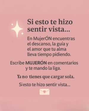 Ingrid Coronado Instagram - 💭 ¿Y si no necesitas hacer más… sino dejarte caer?
A veces, lo más valiente es soltar.
Soltar la armadura.
Soltar la exigencia.
Soltar la idea de que tienes que poder con todo.
✨ Tu alma no quiere que sufras.
Solo quiere que confíes.
Y que, por fin… descanses.
💌 Si esto te hizo sentir vista,
escribe MUJERÓN en los comentarios
y te mando la liga.
Ya no tienes que cargar sola.
#MujerÓN #SoltarTambiénEsValentía #DescansaMujerÓN
#ConfíaEnTuAlma #CansadasPeroVivas #SanarTambiénEsSoltar
#TuAlmaTieneUnPlan 🌿💫🫶