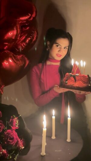 Insha Warsi Instagram - 1/1♥️ its my birthday
.
.
.
.
#inshawarsi #viral #inshalians #reelsinstagram #follow #reelitfeelit #reels #explore #explorepage #birthday #cake #sweet