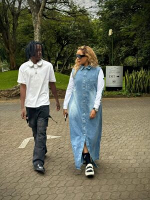 Irene Uwoya Instagram - Never let them know your next move my son @krishndiku08 😍
 Outfit @vanneycollection