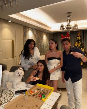 Ishika Bhargava Instagram - Christmas dump 🎄🎅
Dress @meshki