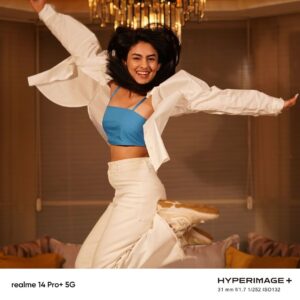 Ishika Bhargava Instagram - When the dance floor is lit, your shots should be too, and #realme14ProPlus5G has your back!

1️⃣ Triple Flash Warm captures that golden glow when the vibe is just right.

2️⃣ Triple Flash Bright turns every beat into a spotlight moment.

3️⃣ AI Snap makes sure your moves are captured flawlessly.

4️⃣ All powered by #realme14ProPlus5G, the true party MVP!

#realme14ProSeries5G
#SoClearSoPowerful #Ad #realmeIndia #bethepartyspotlight