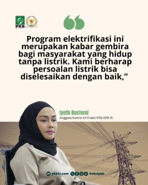 Iyeth Bustami Instagram - masyarakat yang belum mendapatkan aliran listrik tentu sangat berharap kepada pemerintah agar program elektrifikasi 100 persen itu bisa menjangkau daerah mereka. Program tersebut sangat ditunggu-tunggu masyarakat.

#dprri #fraksipkb #pkb #listrik #prabowo #presidenri #cakimin