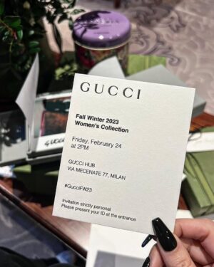 Jade Rasif Instagram - the @Gucci show 💚

#Gucci #GucciFW23 #FW23 #MFW #MilanFashionWeek2023