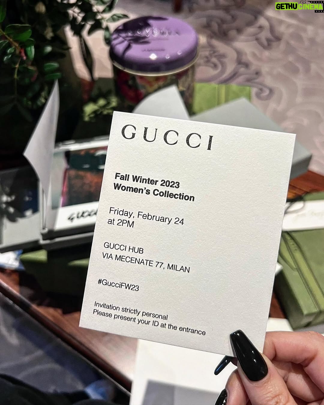 Jade Rasif - 23.8K Likes - the @Gucci show 💚

#Gucci #GucciFW23 #FW23 #MFW #MilanFashionWeek2023