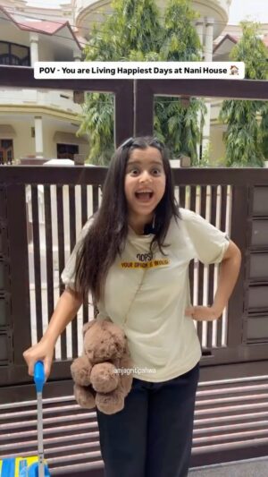 Jagriti Pahwa Instagram - Nani Ka Pyaar ❤️❤️❤️ aur Vo din🥹
.
.
.
#nanihouse #nostalgia #goldendays #jagritipahwa #childhoodmemories #vacations #summervacations