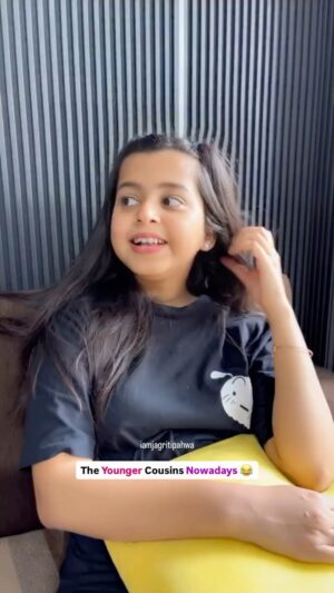 Jagriti Pahwa Instagram - Barbaad Generation💀😂 Tag Your GenZ Cousins
.
.
.
#immaturegirl #genzcousin #millennial #jagritipahwa #oversmartkid