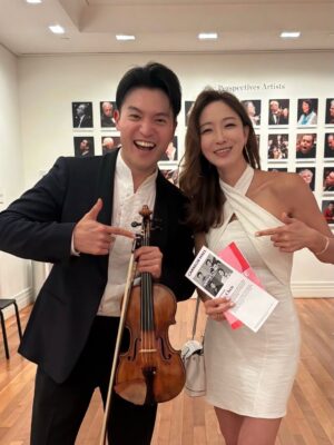 Jasmine Choi Instagram - Big congrats to @raychenviolin and the young musicians of @nyo.usa on such an inpiring performance at @carnegiehall last night, full of joy and excitement🥳! What a beautiful start to their Asia tour coming up! 

Also look forward to continuing to see many of you on the @tonicmusicapp - more fun updates will come soon, stay tuned🙌🏼

P.s. Anyone else went to this soldout concert last night🙋🏻‍♀️?

#mendelssohn #rachmaninoff #raychen #gianandreanoseda #nyousa #jasminechoi #tonicmusicapp #violin #flute #carnegiehall