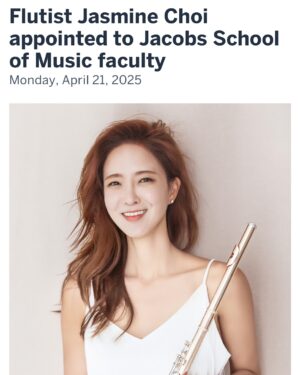 Jasmine Choi Instagram - It is with great pleasure and tremendous excitement that I share with you that I will be joining the prestigious faculty at Indiana University Jacobs School of Music starting this fall🤓🙌🏼!! Totally look forward to working with the next generation musicians at IU and cannot wait to explore the endless wonders in music together😎🫶🏻🫶🏻🫶🏻!!! #professor #indianauniversity