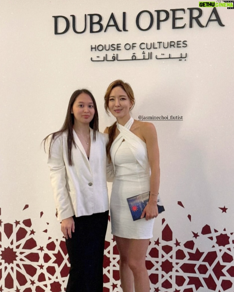 Jasmine Choi - 3.8K Likes - Ahhh such a dynamic and other-worldly place here😍!! Always a wonderful pleasure to come back in Dubai and make music with dear friends! This time we premiered the 2nd(!!) flute concerto by Alexey Shor! Stay tuned for the video too:)