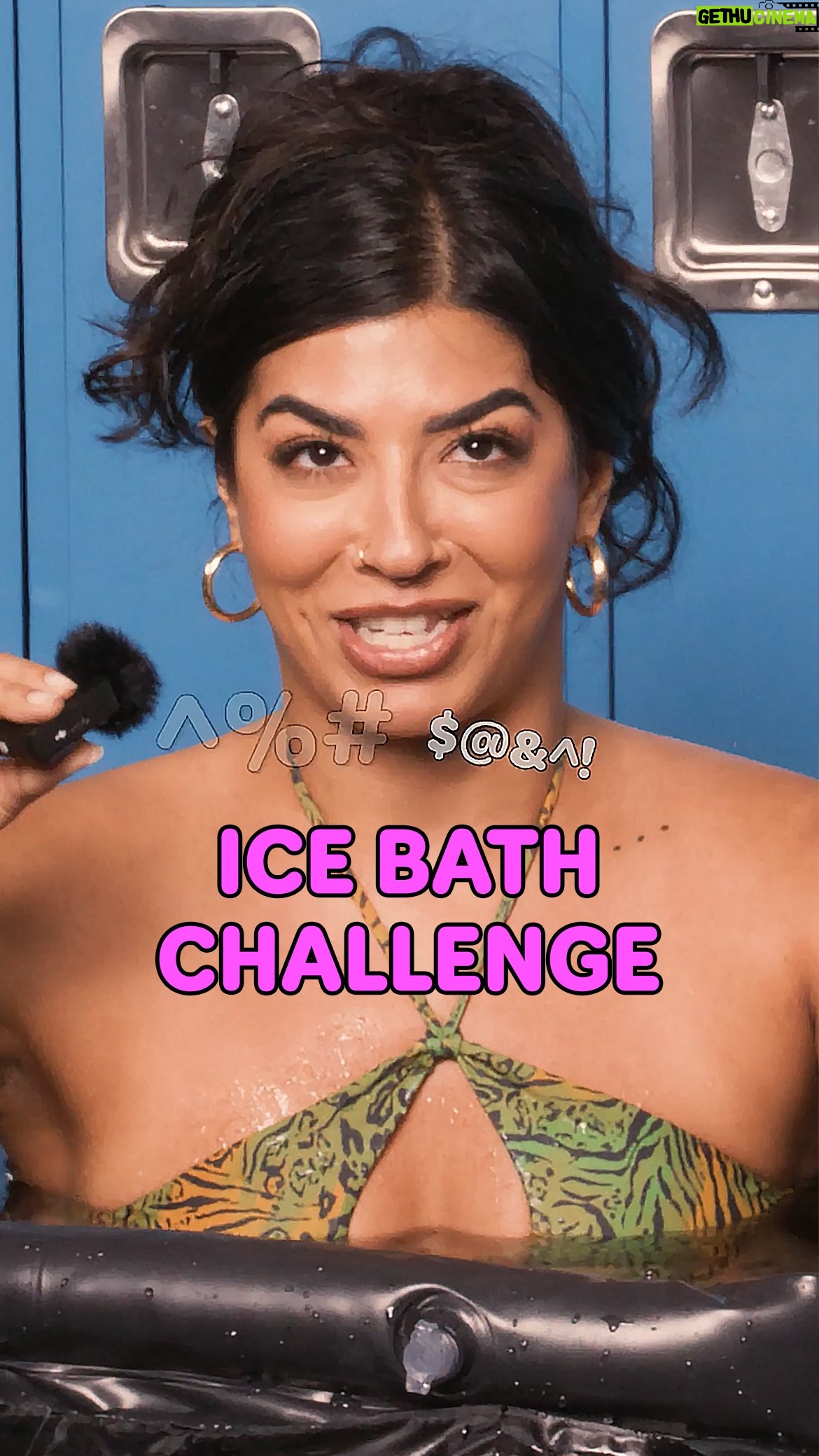 Jasmine Sherni - 11.1K Likes - Word choices got @jasminesherni_ rethinking everything in Pinkee’s Ice Bath Challenge 🥶⁉️ #icebathchallenge #funnychallenge