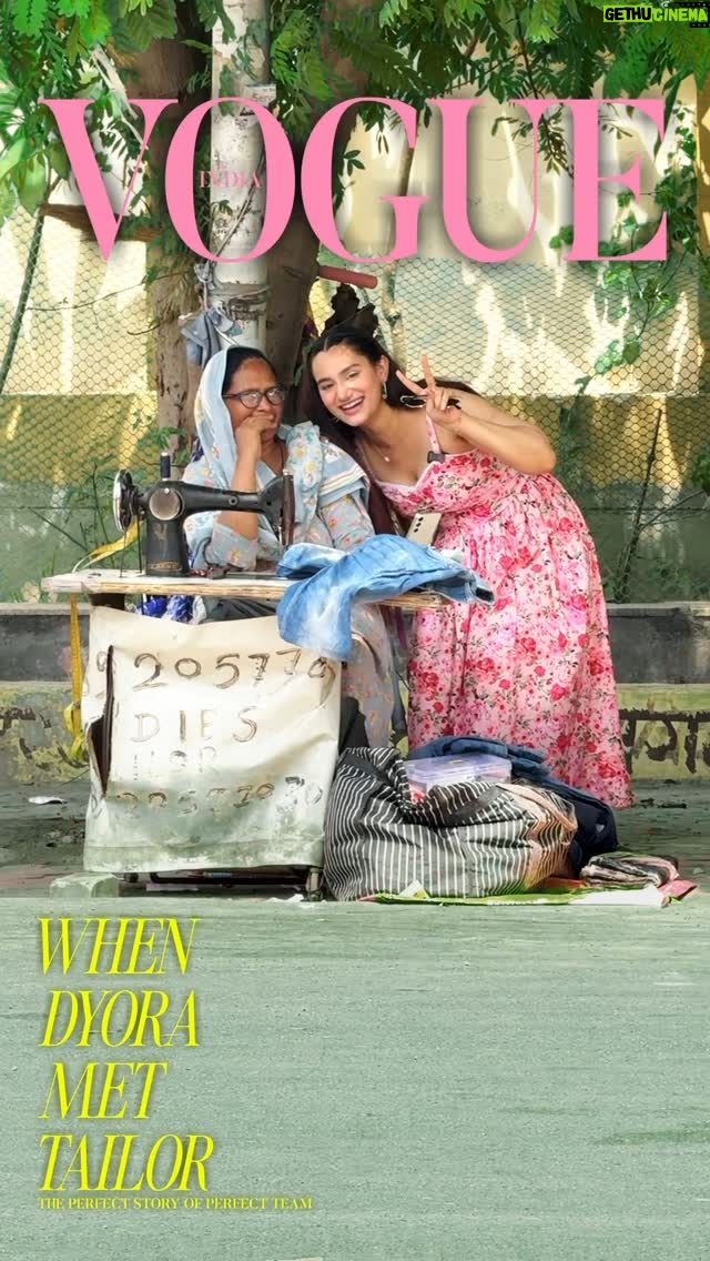 Jaspreet Dyora - 51.6K Likes - Dyora manifesting VOGUE with Tailor Aunty 🧵