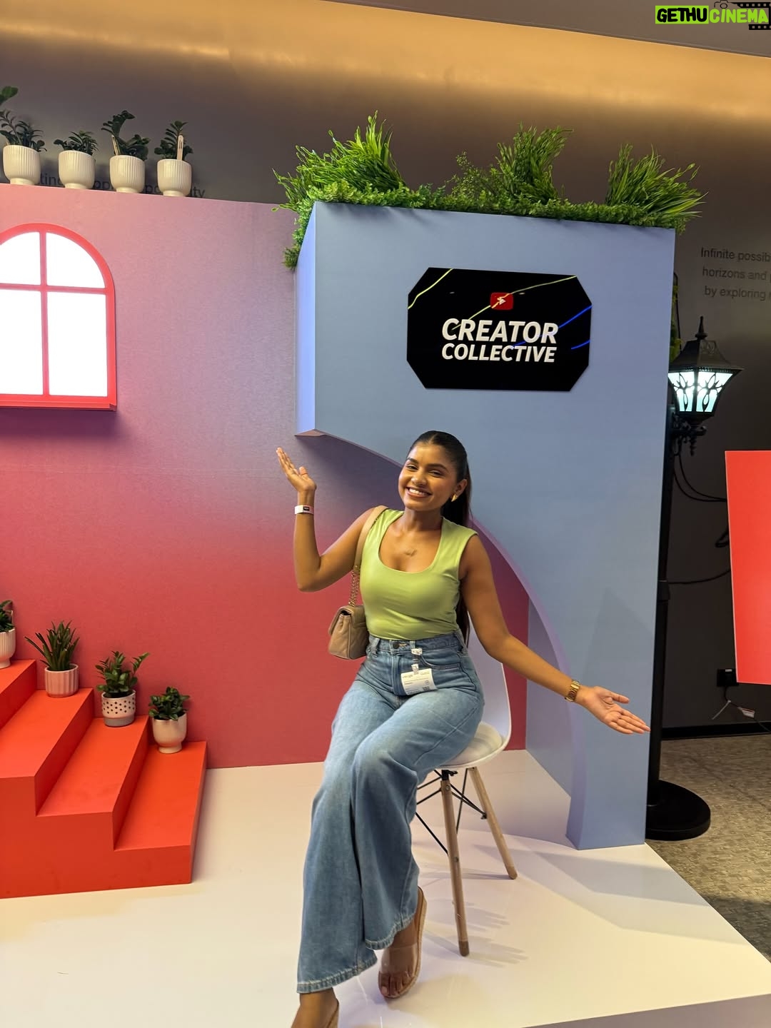 Jeetu Sri - 10K Likes - If someone had told that little girl, the one who sat silently in class, too scared to raise her hand, the one who was called a failure, made to feel invisible, that one day she’d be invited to the Google office as a YouTube creator…
She would’ve smiled in disbelief, maybe even cried.

Yesterday, that girl lived her dream.
I walked into a space where people knew my name, where I felt seen, heard, and valued, not for pretending to be someone else, but for showing up every day as me.
It wasn’t just about visiting the Google office. It was about everything I carried with me years of self-doubt, silent tears, endless hustle, the fear of not being enough, all standing tall with pride.

From recording on my phone in a quiet room to making real friends in the creator space, sharing my story, and holding that YouTube lamp in my hands,this moment was nothing short of magical. ✨

This is not just a photo. This is a reminder to her, to me, to you, that no matter how lost or unseen you feel today, your light will find its place.
And when it does, it’ll shine for everyone to see.

@youtube @youtubecreatorsindia 

#FromSilenceToStrength #YouTubeCreatorCollective #GoogleOfficeDreams #HealingThroughCreating