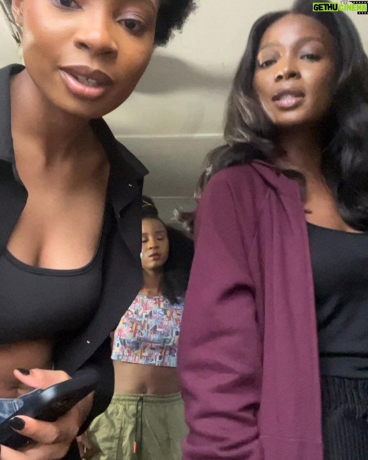 Jemima Osunde - 43.1K Likes - More BTS videos and pictures 😁🤣😂❤️

We had TOO much fun filming this! As you can see.

I love all the slides but my absolute favorite has to be the one of my mummy and daddy visiting us on set 🥹🥹💘
A close second is slapping Favour Quest @susanpwajok 🤭😂

What’s your favorite slide? 

#ALagosLoveStory