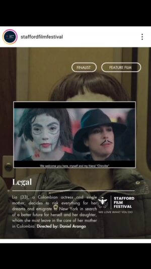 Jennifer Arenas Instagram - Our movie LEGAL has been selected as part of the official selection of @staffordfilmfestival UK, which starts on January 31st, felices de que mas personas puedan ver nuestra historia.
#FilmFestival
#jenniferarenas
#indiefilm
#movie
#UK
#festivalesdecine
#peliculas
#filmproducer