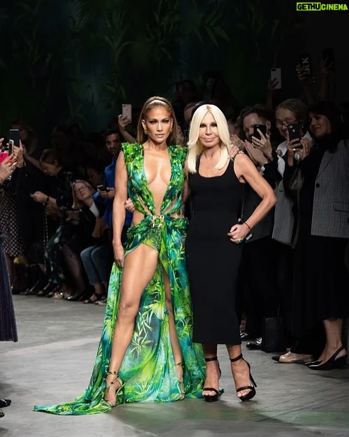 Jennifer Lopez - 609.9K Likes - Gianni would be so proud. What a journey you have been on. You are strong, resilient, powerful, talented and I am so happy that I have gotten to know you over the years. Together, our journey and the friendship that we have formed has been incredible. I know this next chapter will be filled with love, happiness and friendship…and whatever you want to create it to be. I am always here for you… @donatella_versace 💚💚