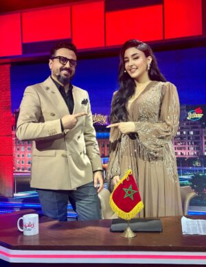 Jihane Khalil Instagram - Don't miss it! Rachid Show @allalirachid is live on @2mtv
الان على القناة الثانية 2m البرنامج الاكثر شعبية في المغرب رشيد شو
@laila.boussalman @bijoux_alaor_2 @basma_sleem_couture
