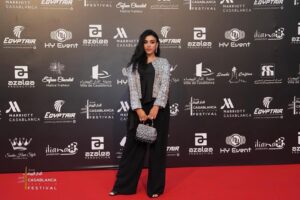 Jihane Khalil Instagram - The closing ceremony of the 6th Casablanca Arab Film Festival
@casablancaarabfilmfestival 

‎‏ Stylite @katiafbh @katia_i_f 
‎‏ Jewelry @bijoux_alaor_2 
akeup Artist & Hair Stylist @chadia_sedrii 
Clutch : @abeer.brand1