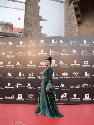 Jihane Khalil Instagram - ‏Opening Ceremony of Casablanca Arab Film Festival
@casablancaarabfilmfestival 

akeup Artist & Hair Stylist @laila.boussalman 
‏ Jewelry & Fashion Designer @neggafasaphir 
‏ Styling @katiafbh