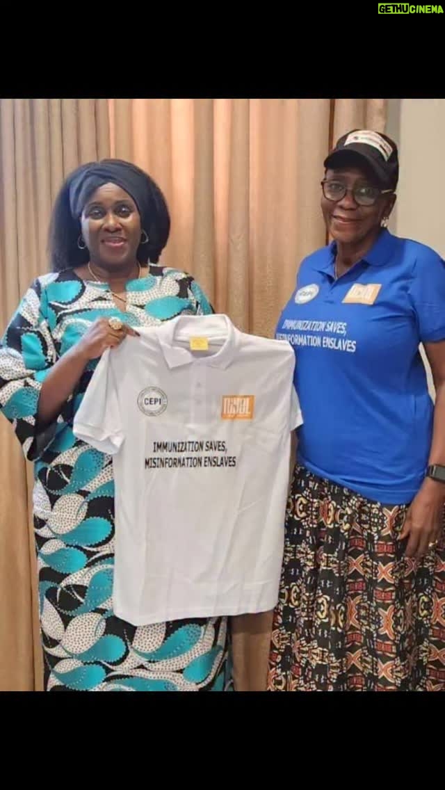 Joke Silva - 98 Likes - Mrs Bunmi Tejumola and CEPI representatives had the privilege of engaging with the esteemed me in a meaningful conversation on the importance of immunization. Our discussion focused on the risks associated with children missing routine VACCINES particularly zero-dose children—and the far-reaching benefits of immunization in preventing life-threatening diseases.
#vaccination #immunization #health #childcare #fyp
