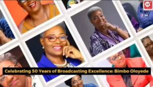 Joke Silva Instagram - My Sis...what an incredible feat...decade after decade...here🥂 to more decades doing what you love @speakwithbimbo 💋❤️🤗