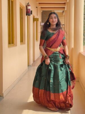 Kaamini Chaube Instagram - Traditional vibes with a touch of elegance!
Draped in culture, twirling in grace ✨

.
.
.
.
.
.
.
.
.
.
.
.
#posts #photoshoot #SouthIndianLook #lehenga  #TraditionalGlowUp #FestiveFeels #function #annualfunction #event #dress #outfit