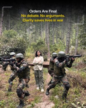 Kamiya Jani Instagram - 7 Borders. Countless Lessons.

Let’s not wait for Independence Day or Republic Day to salute them — let’s honor them every day. ❤️

Watch my journey with the Indian Army in Sandese Aate Hain.
Latest episode: Siachen ❄️

👉 Drop a ❤️ in the comments to salute our soldiers. 

#IndianArmy #SandeseAateHain #CurlyTales #ArmyLife #BorderStories #LifeOfASoldier #IndianSoldiers #ArmyBrotherhood #SaluteToSoldiers #Siachen
