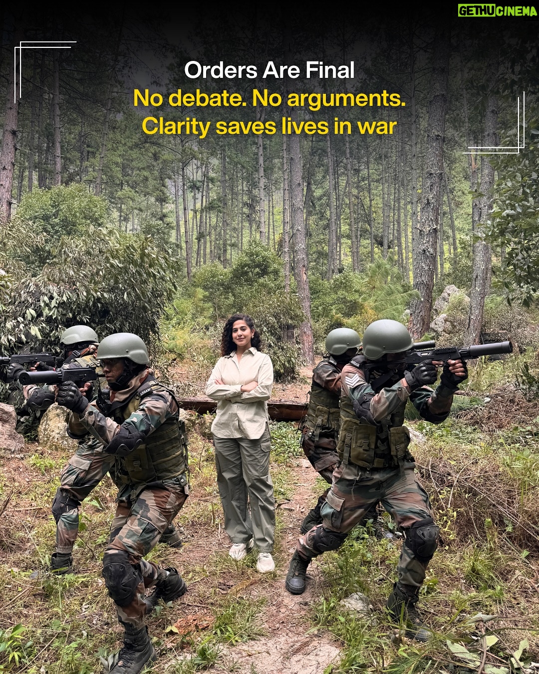 Kamiya Jani - 13.9K Likes - 7 Borders. Countless Lessons.

Let’s not wait for Independence Day or Republic Day to salute them — let’s honor them every day. ❤️

Watch my journey with the Indian Army in Sandese Aate Hain.
Latest episode: Siachen ❄️

👉 Drop a ❤️ in the comments to salute our soldiers. 

#IndianArmy #SandeseAateHain #CurlyTales #ArmyLife #BorderStories #LifeOfASoldier #IndianSoldiers #ArmyBrotherhood #SaluteToSoldiers #Siachen