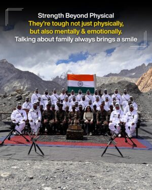 Kamiya Jani Instagram - 7 Borders. Countless Lessons.

Let’s not wait for Independence Day or Republic Day to salute them — let’s honor them every day. ❤️

Watch my journey with the Indian Army in Sandese Aate Hain.
Latest episode: Siachen ❄️

👉 Drop a ❤️ in the comments to salute our soldiers. 

#IndianArmy #SandeseAateHain #CurlyTales #ArmyLife #BorderStories #LifeOfASoldier #IndianSoldiers #ArmyBrotherhood #SaluteToSoldiers #Siachen