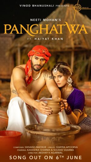 Kanishka Sharma Instagram - Vintage Charm, New Groove: @neetimohan18’s #Panghatwa ft @the_haiyatkhan! ❣️
Teaser out now!
Song out on the 6th June, Stay Tuned!
@kanishkatalenthub @souravsharma9 @shivangmathur19 @shayraa22 @akshayk.agarwal @vinod.bhanushali @prithvi2111 @sukafadatsa