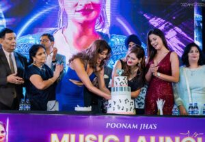 Kanishka Sharma Instagram - Launch of our song #nashemeinhigh🥂 @zeemusiccompany
Thank you so much sir and mam for inviting me, one of the best day of my life💫 @manojjha9449 @poonamjha32
Thanks team for trusting me @filmyboys
@avinash.sabarwal feeling glad to working with you.
Outfit by - @akayacreations
Accessories from- @amayrajewelsfashion1871