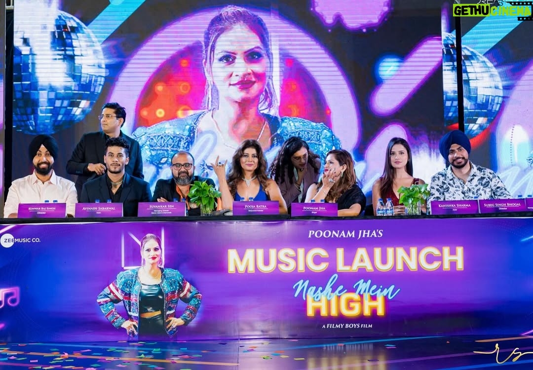 Kanishka Sharma - 3.6K Likes - Launch of our song #nashemeinhigh🥂 @zeemusiccompany 

Thank you so much sir and mam for inviting me, one of the best day of my life💫 @manojjha9449 @poonamjha32 
Thanks team for trusting me @filmyboys 
@avinash.sabarwal feeling glad to working with you.

Outfit by - @akayacreations
Accessories from- @amayrajewelsfashion1871