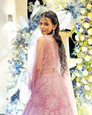 Kanishkasss Instagram - #kanishkasss 💫
Lehenga love, running through my veins.💖✨
.
.
.
.
.
.
.
.
.
.
#foryou #trending #bloggerstyle #foryoupage #real #feature #influencer #instagood #fashion #postoftheday #fashionblogger #instadaily #instagram #love #lifestyle #explore #beyourself #beautiful #loveyouall #goodvibes #green #asthetic #shaadi #rasam #wedding #weddingceremony #groom #weddingbells