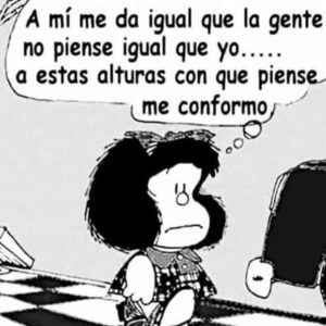 Karina Mazzocco Instagram - ¿Puede ser que Mafalda sea así de inoxidable?
Más vigente imposible! Su sentido común me mata! Mafalda eterna que manera de regalarnos su humor y todo su amor en cada declaración! Gracias Mafalda por este shot de sabiduría, lógica y alegría 😍🫶💌😘🥰 alguien más x ahí que coincida tanto con esta señora??? Te amo Mafalda! Gracias #quino
. .
.
#karinamazzocco #comunicadorasocial mconductoradetv #mafalda #mafaldaeterna #graciasmafalda