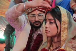 Kashika Sisodia Instagram - A Glimpse of how Padma got married 😅
See me as Padma in Advocate Anjali Awasthi only on Starplus ✨
A new journey unwinds 🦋