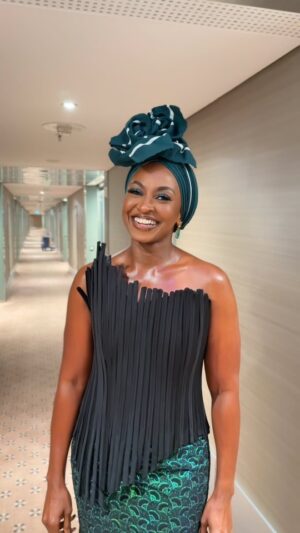 Kate Henshaw Instagram - #wcw 
Melanin Queen with the GLOW😉 ✨️✨️💫💫❤️🔥

Still basking in the euphoria of so much love and prayers sent my way on my birthday.... even today still🤗😁💃🏽

God bless everyone immensely 🙏🏽

💄 : @jideofstola 
Outfit : @vogue_africaine 
Gele : @oni_gele 
Location : @transcorphiltonabuja

#k8dgr8
#k8alayo💃💃💃💃
#unstoppable 
#unapologeticallyme 
#positivevibes 
#melaninmagic
