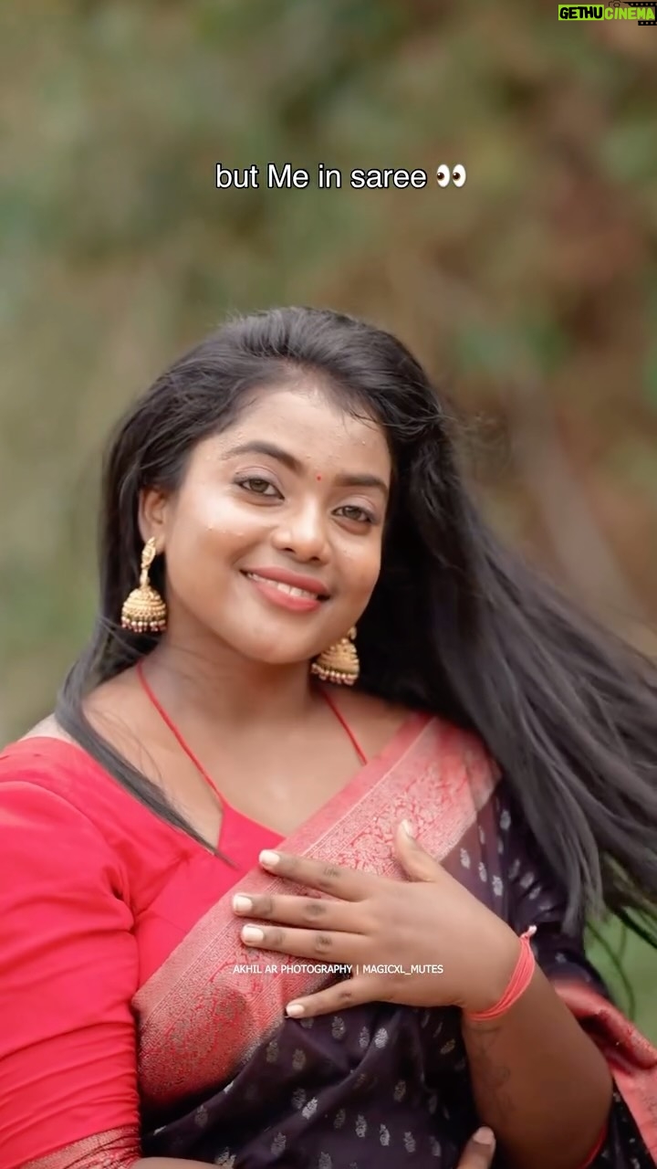 Keerthana Ravindran - 14.6K Likes - 15 seconds of Saandrachandana 🥹🤌🏽 Saree l engne und 🥰